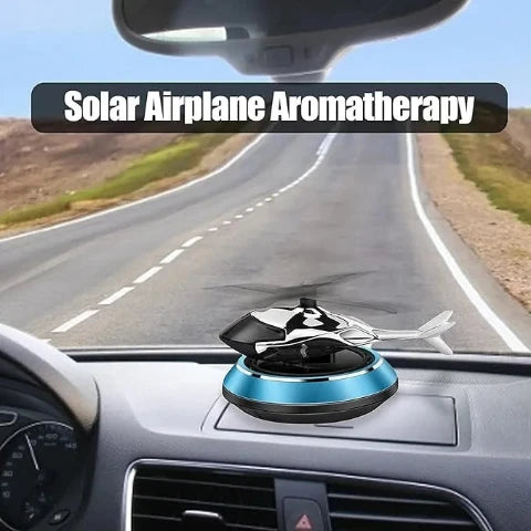 Car Helicopter Solar Aromatherapy Diffuser | Car Diffuser - Solar Powered Helicopter Fragrance Diffuser | Air Car Freshener Long Lasting - Mart Emirates Hub