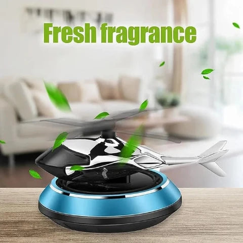 Car Helicopter Solar Aromatherapy Diffuser | Car Diffuser - Solar Powered Helicopter Fragrance Diffuser | Air Car Freshener Long Lasting - Mart Emirates Hub