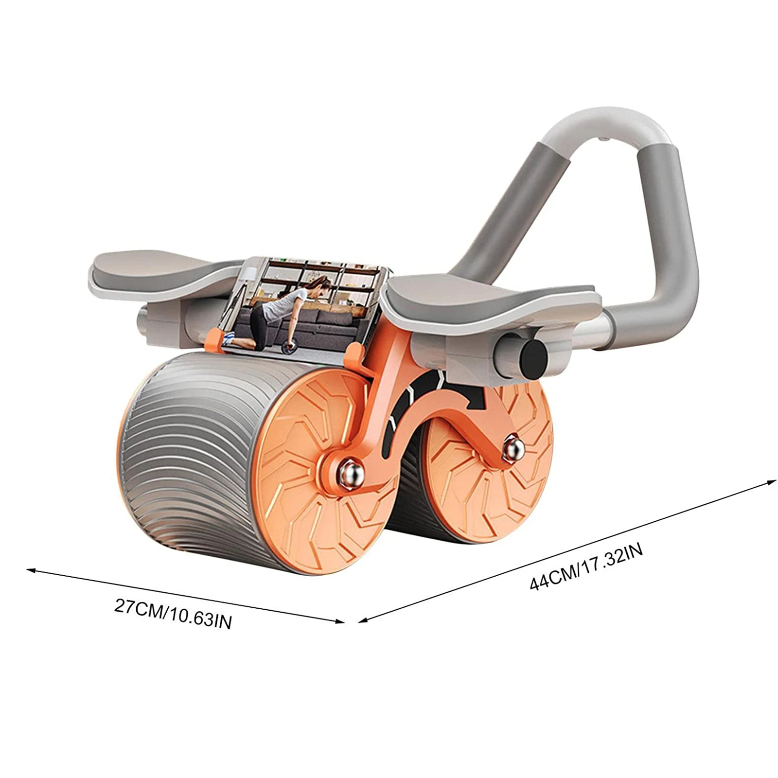 Auto Rebound ABS Wheel - Enhance Your Workout Routine - Mart Emirates Hub