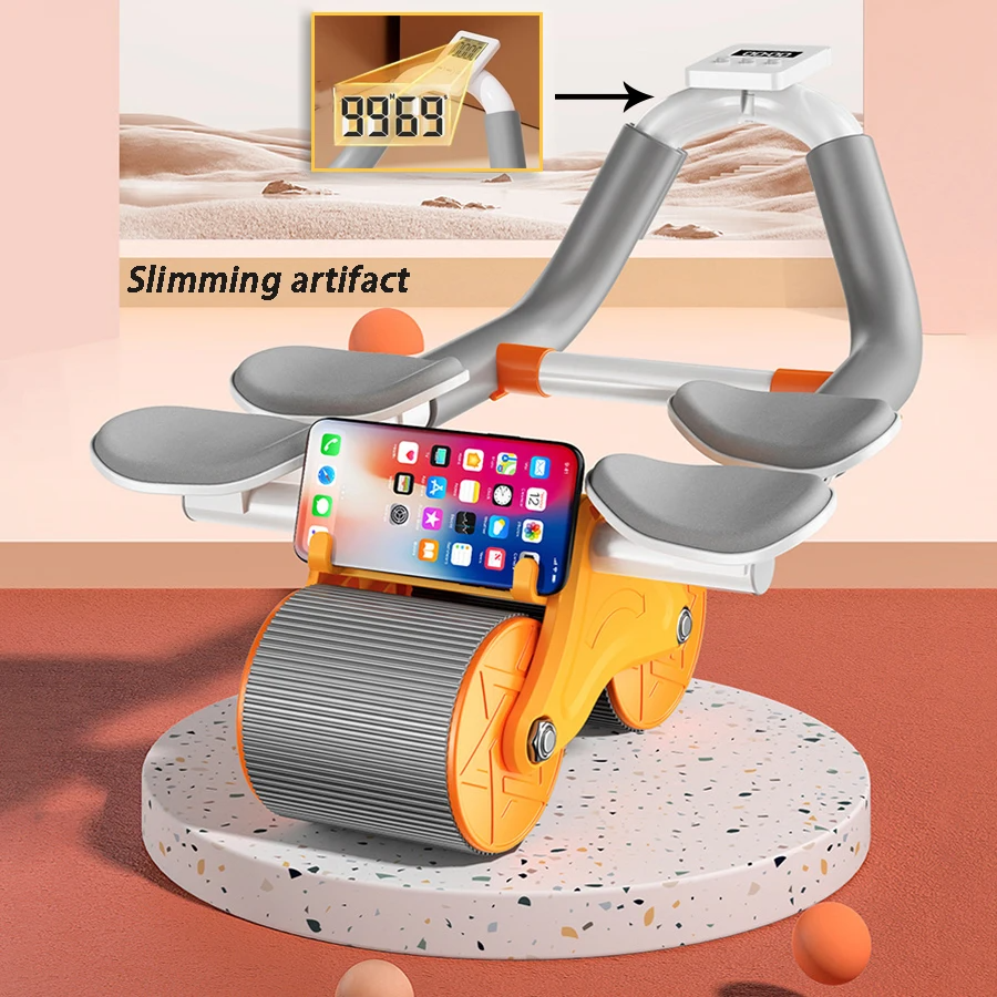 Auto Rebound ABS Wheel - Enhance Your Workout Routine - Mart Emirates Hub