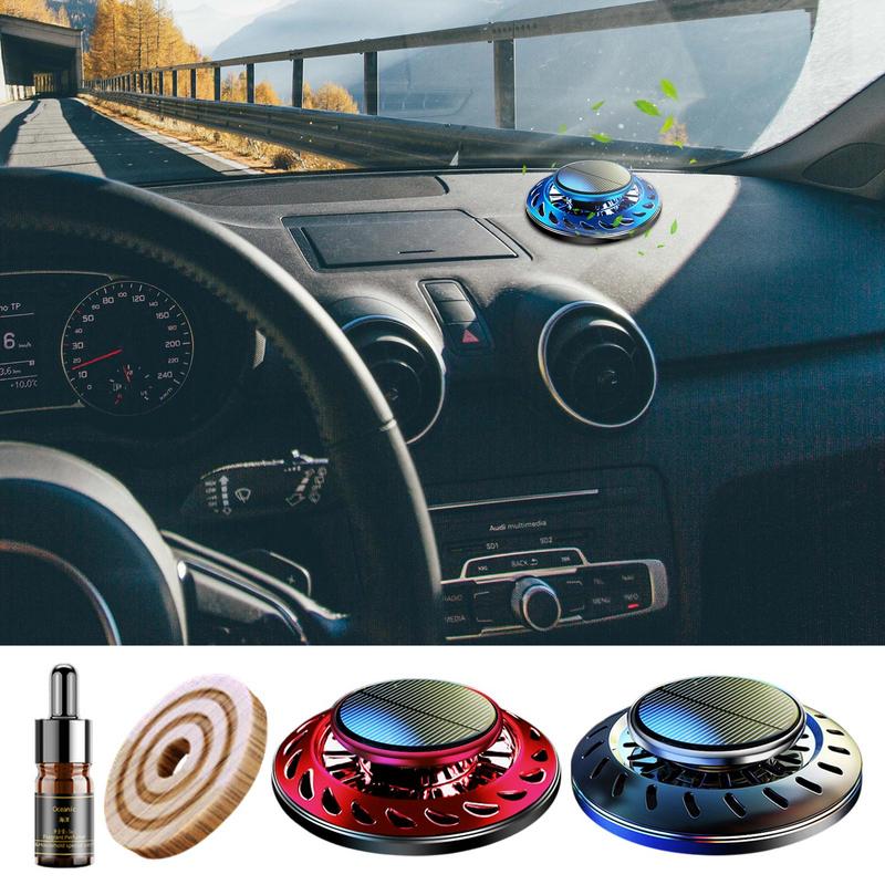 Solar Car Air Freshener | Aroma Diffuser Auto Interior Accessories