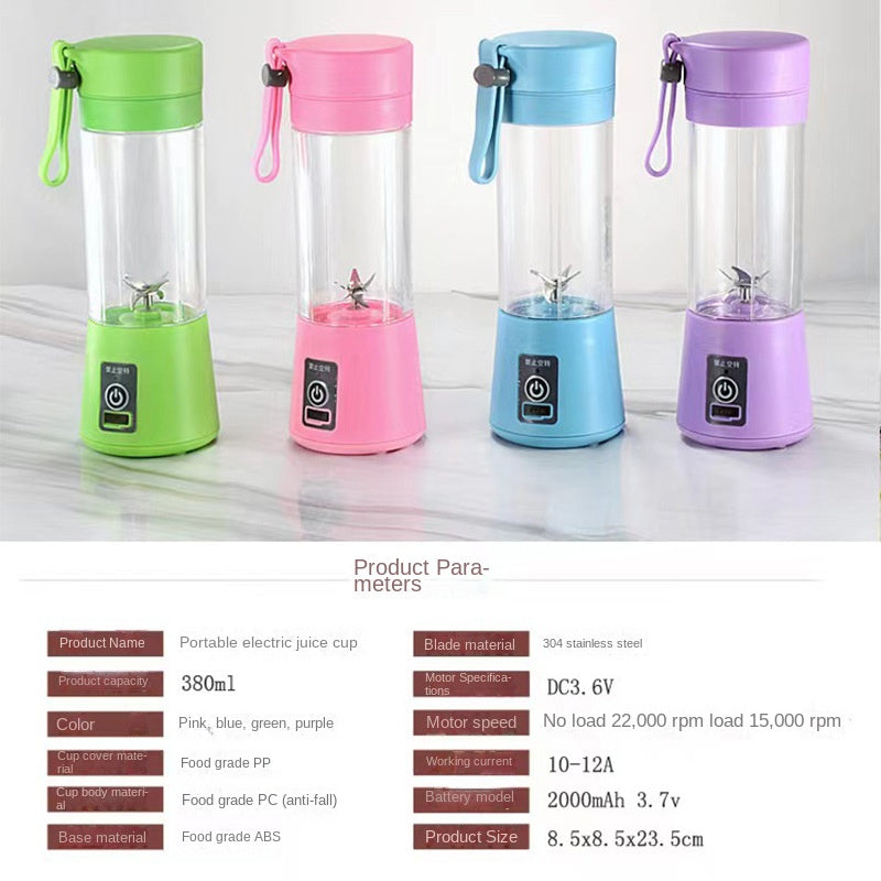 Portable juicer blender bottle /زجاجة خلاط عصير محمولة