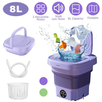 Foldable Washing Machine,Simple Folding Portable Washing Machine,Baby Washer, Suitable for Travel, Camping, Apartment | Small Mini Washing Machine - Mart Emirates Hub