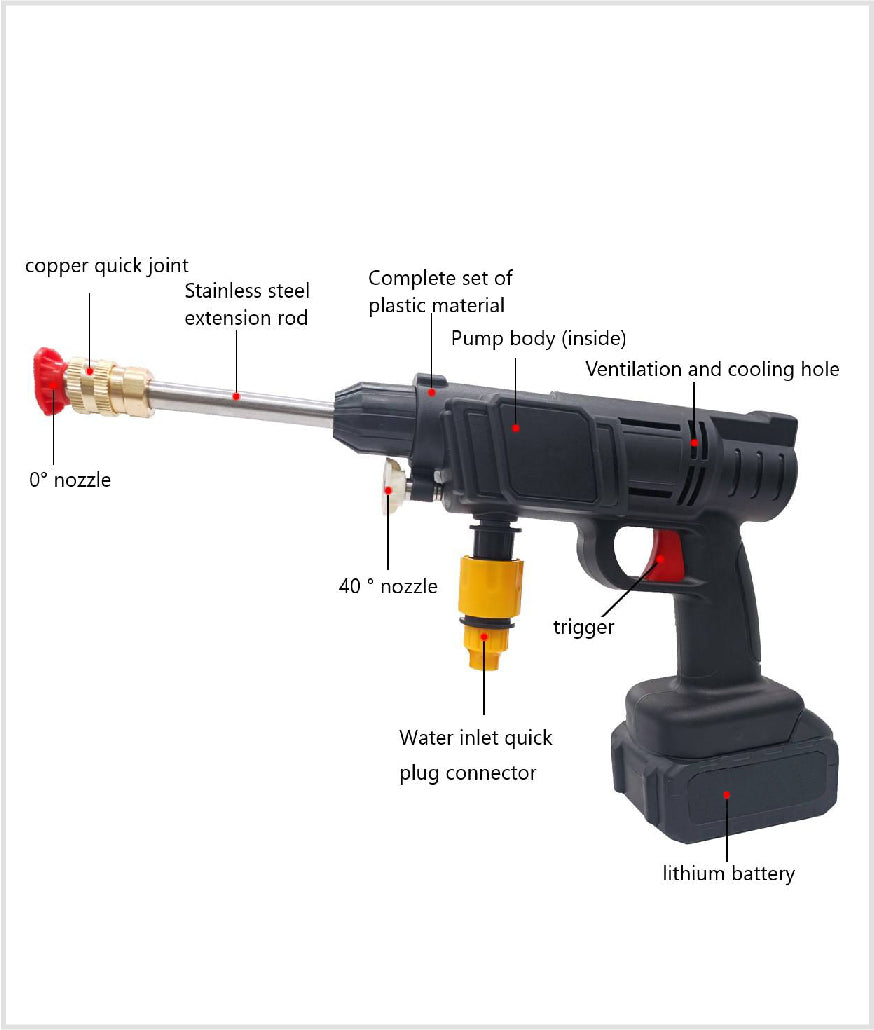 High Pressure Water Washer Gun