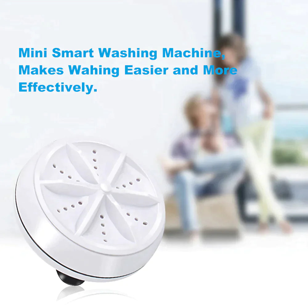 Ultrasonic Washing Machine | Mini Ultrasonic Washing Machine Dirt Clothing Cleaning Washing Machine For Travel Home - Mart Emirates Hub